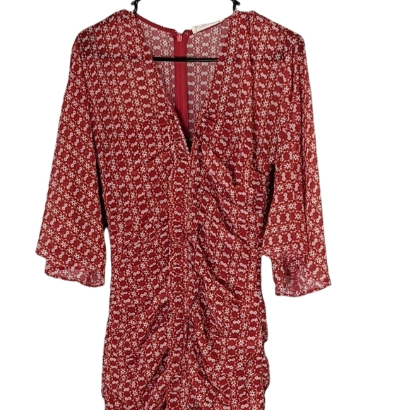 Stevie May Printed Ruched Dress , XS , NWT - Picture 1 of 6